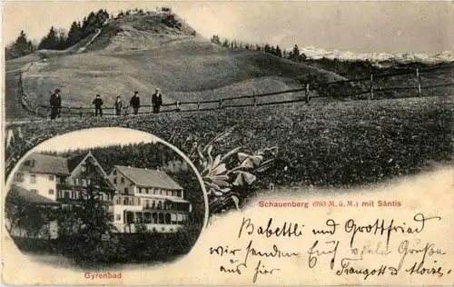 Gyrenbad - Turbenthal - Schauenberg -N4118