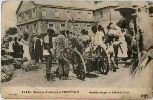 British troops at Freetown -183298