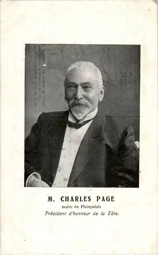 M. Charles Page - maire de Plainpalais -187162