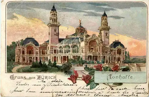 Gruss aus Zürich - Litho -187294