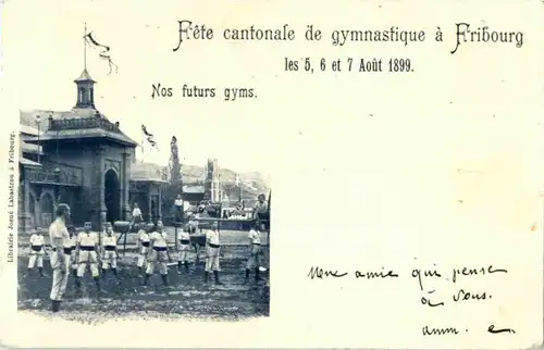 Fribourg - Fete cantonale de gymnastique 1899 -177308