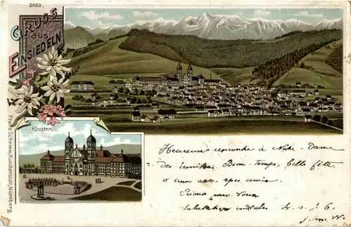 Gruss aus Einsiedeln - Litho -187240