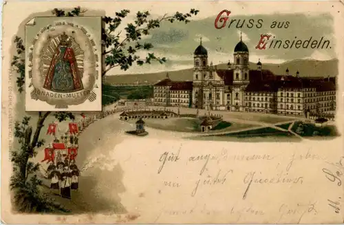 Gruss aus einsiedeln - Litho -187262