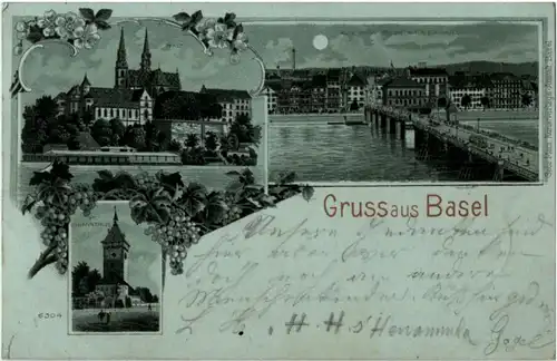 Gruss aus Basel - Litho -187304