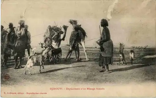 Djibouti - Deplacement d un 'Menage Somalis -182882