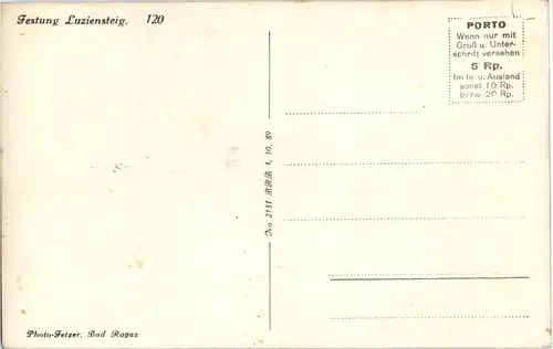 Festung Luziensteig -178362