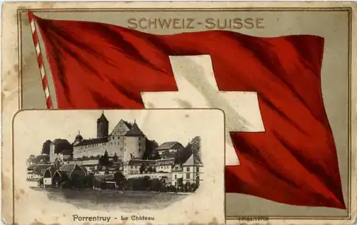 Porrentruy - Prägekarte -180454