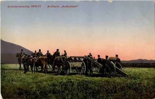Schweizer Armee - Grenzbesetzung 1914 -138470