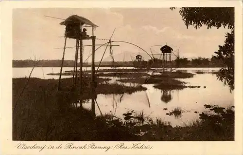 Visscherij in de Rawah Bening - Kediri - fishing -182970