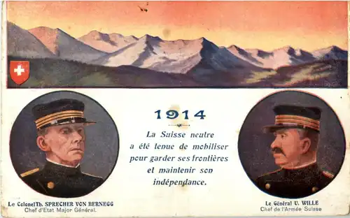 1914 - La Suisse - Militär -187108