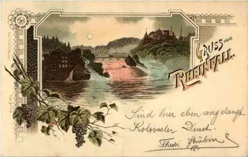 Rheinfall - Litho -185600