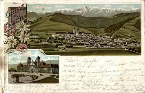 Gruss aus einsiedeln - Litho -187264