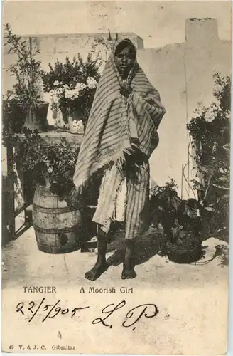 Tangier - A moorish Girl -183324