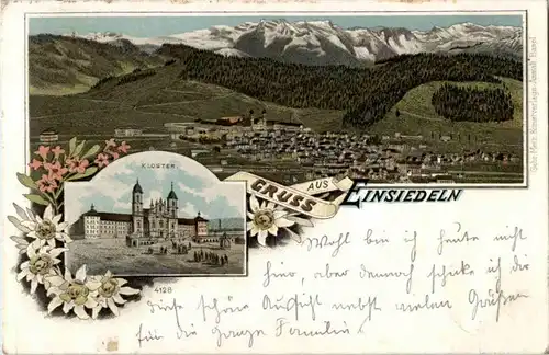 Gruss aus Einsiedeln - Litho -187224