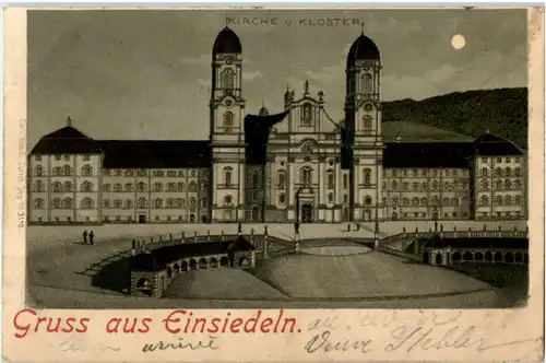 Gruss aus Einsiedeln - Litho -187244