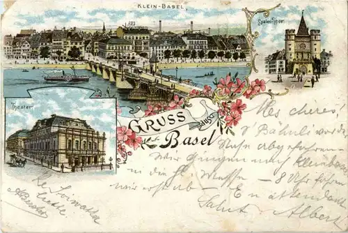 Gruss aus Basel - Litho -187308