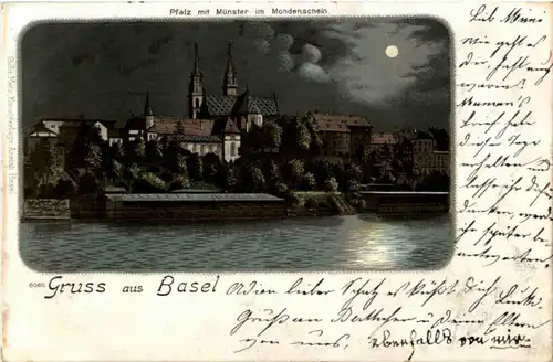 Gruss aus Basel - Litho -187614