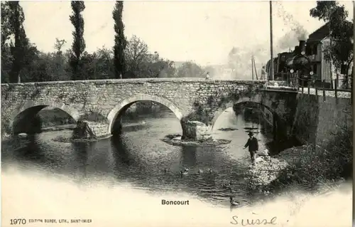Boncourt mit Eisenbahn -180456