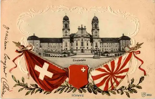 Einsiedeln - Prägekarte -187596