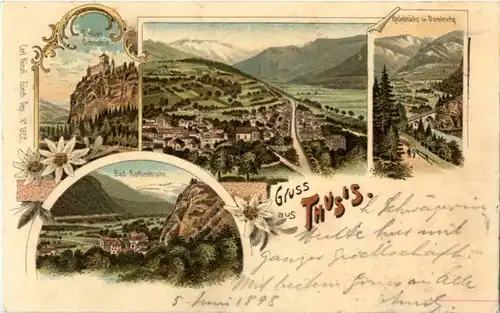 Gruss aus Thusis 1898 -178280
