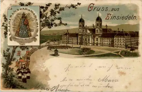 Gruss aus Einsiedeln - Litho -187350