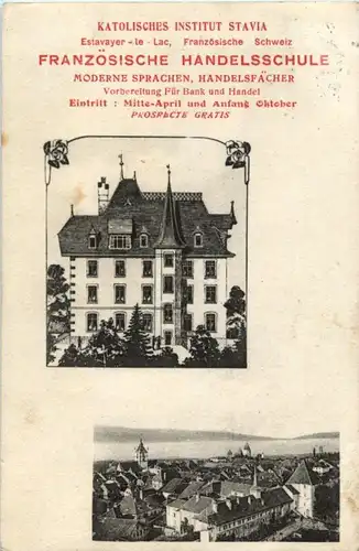 Estavayer - Französische Handelsschule -177256