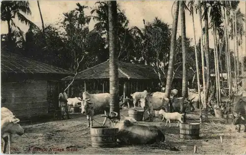 A Bengal Village scene -183008