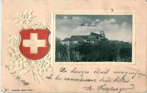 Mariastein - Prägekarte -187292