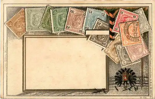 Austria - Briefmarken - stamps - Prägekarte -13876