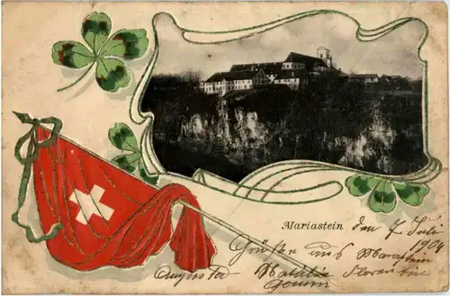 Mariastein - Prägekarte -187102