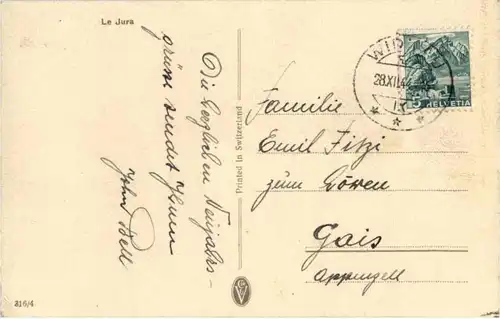 Le Jura - Künstlerkarte -180450