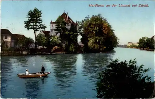 Zürich - Hardturm an der Limmat -175976