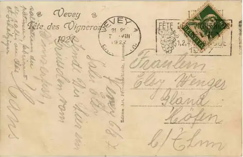 Vevey - Fete des Vignerons 1927 -187634