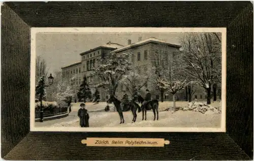 Zürich - Polytechnikum im Winter -176184