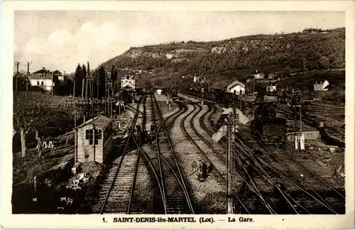 Saint Denis les Martel - La Gare -14372