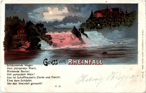 Rheinfall - Litho -185592