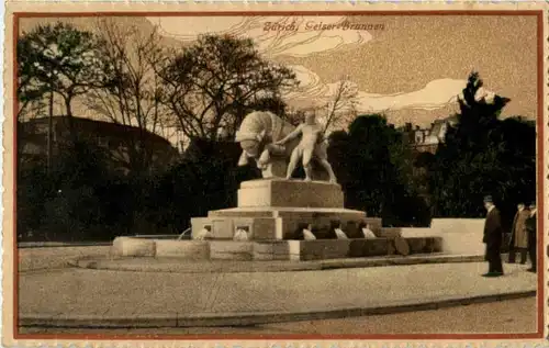 Zürich - Geiser Brunnen -175988