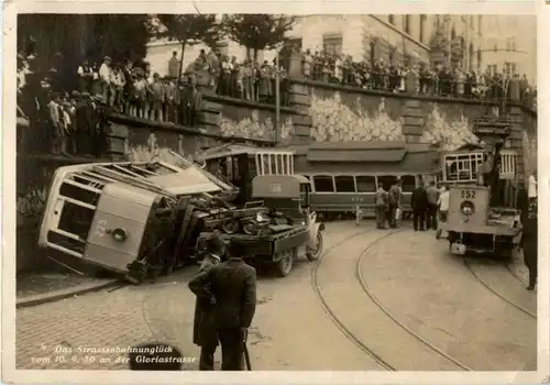 Zürich - Tram Strassenbahnunglück -176060