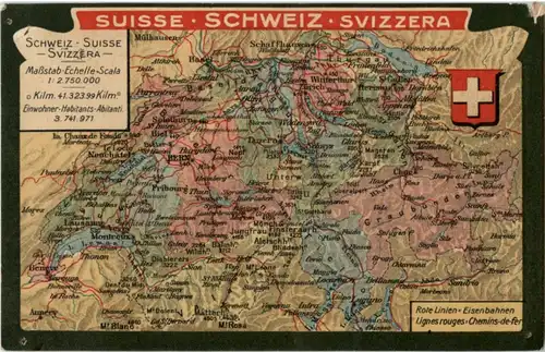 Schweiz - Map -186706