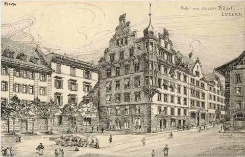 Luzern - Hotel zum weissen Rössli -141314