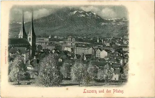 Luzern - Prägekarte -141384