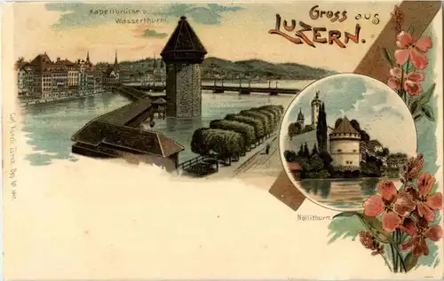 Gruss aus Luzern - Litho -141598