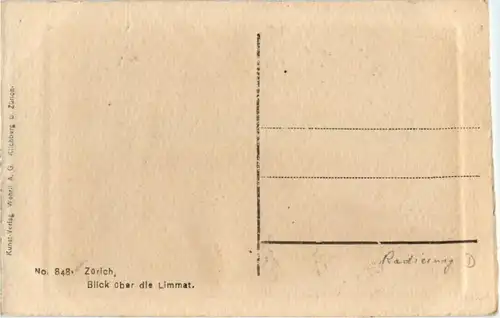 Zürich - Radierung -176766