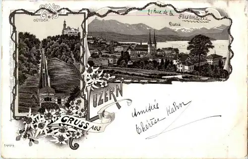 Gruss aus Luzern - Litho -141698