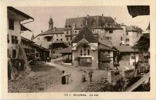Gruyeres - La rue -177906