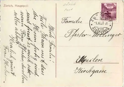 Zürich - Hauptpost -176494