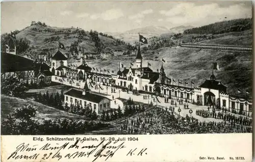 St. Gallen - Schützenfest 1904 -179262