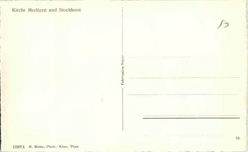 Kirche Merligen und Stockhorn -142438