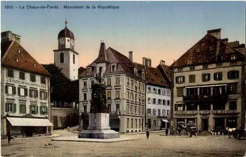 La Chaux de Fonds - Monument de la republique -175644