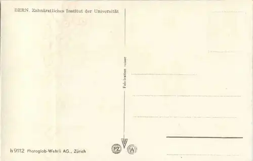 Bern - Zahnärtzliches Institut -142828